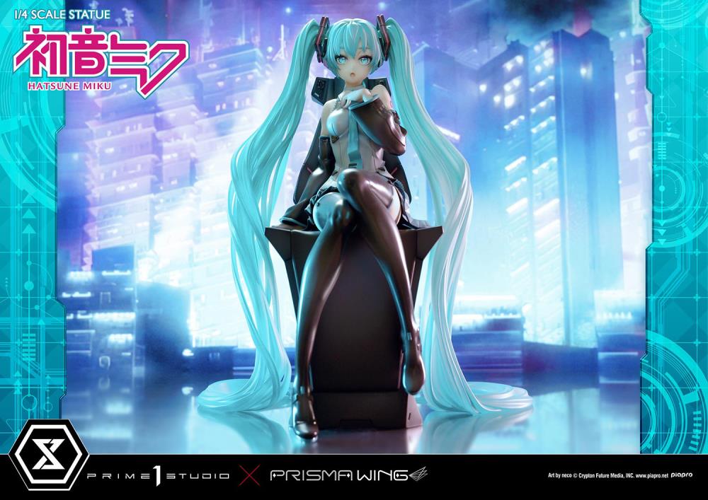 Vocaloid Prisma Wing Hatsune Miku (Art by Neco) 1/4 Scale Statue Gallery Image 27