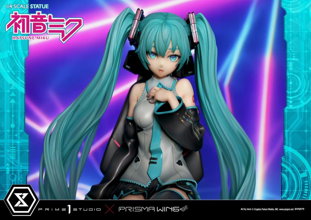 Vocaloid Prisma Wing Hatsune Miku (Art by Neco) 1/4 Scale Statue Gallery Image 26