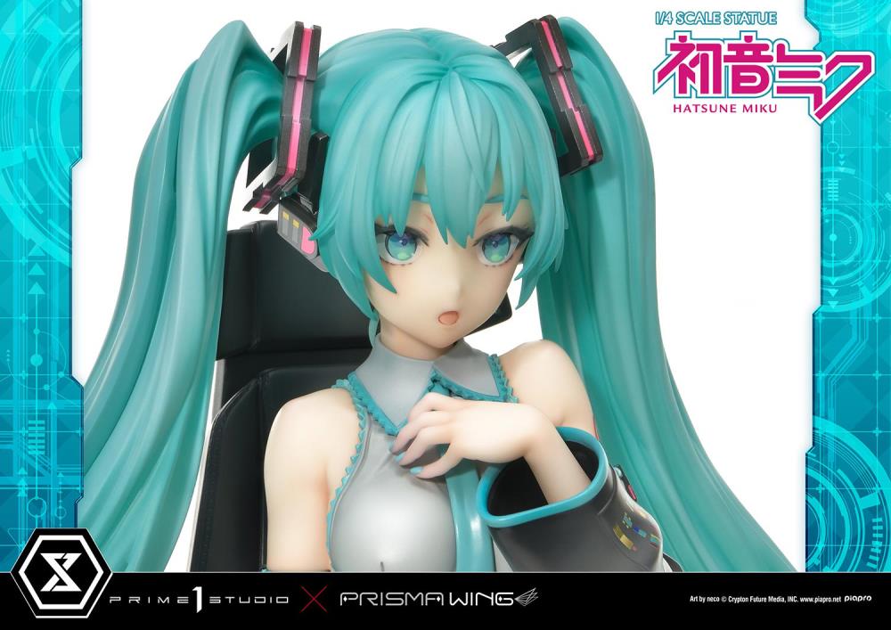 Vocaloid Prisma Wing Hatsune Miku (Art by Neco) 1/4 Scale Statue Gallery Image 35