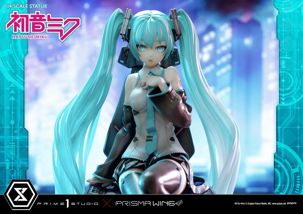 Vocaloid Prisma Wing Hatsune Miku (Art by Neco) 1/4 Scale Statue Gallery Image 17