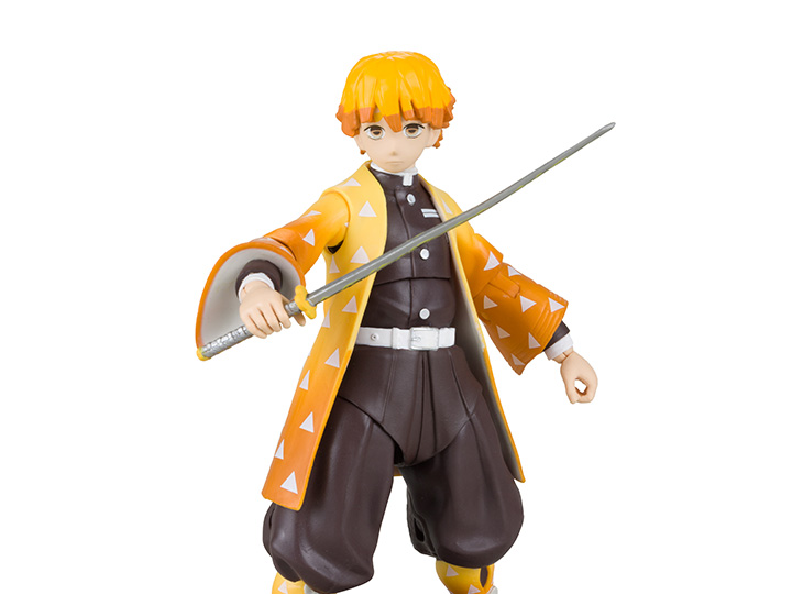 Demon Slayer: Kimetsu no Yaiba Zenitsu Agatsuma 7" Action Figure Gallery Image 1