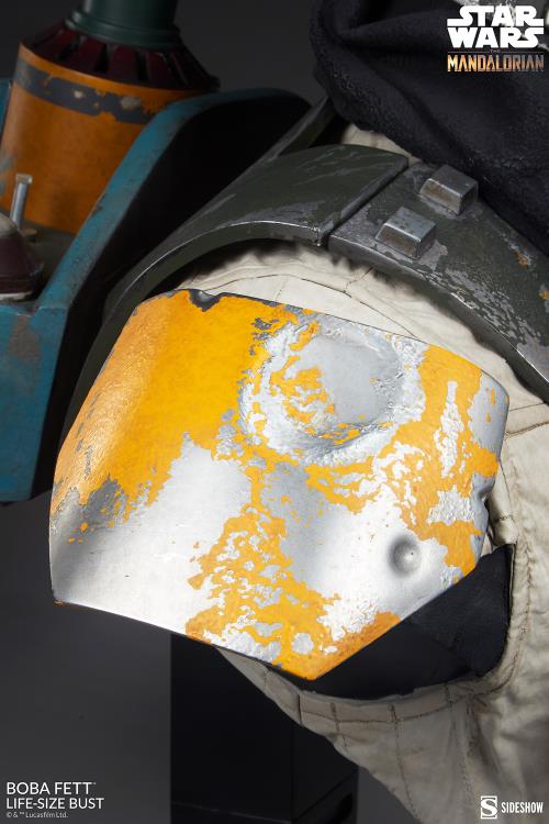 The Mandalorian Boba Fett Life-Size Bust Gallery Image 16