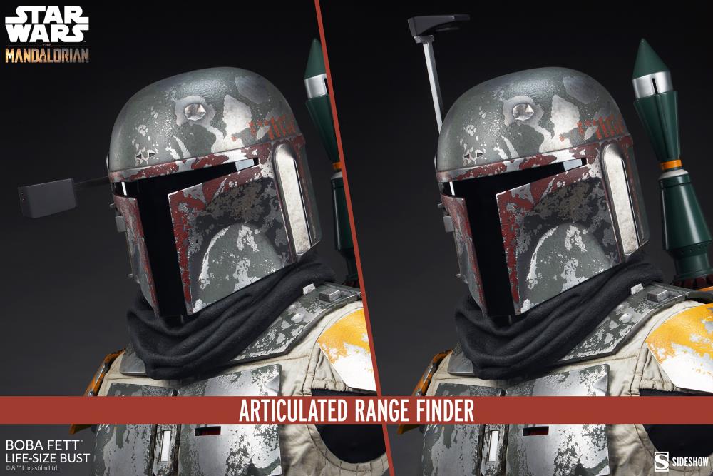 The Mandalorian Boba Fett Life-Size Bust Gallery Image 19