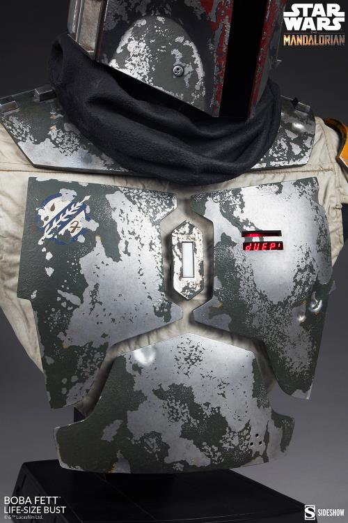 The Mandalorian Boba Fett Life-Size Bust Gallery Image 10