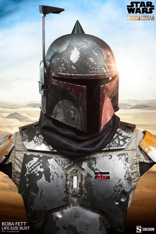 The Mandalorian Boba Fett Life-Size Bust Gallery Image 28