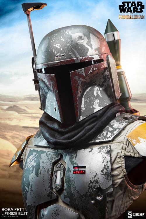 The Mandalorian Boba Fett Life-Size Bust Gallery Image 29