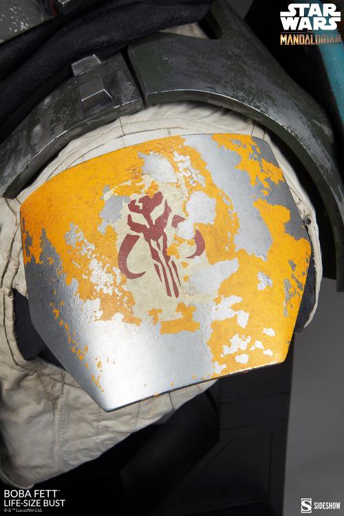 The Mandalorian Boba Fett Life-Size Bust Gallery Image 17