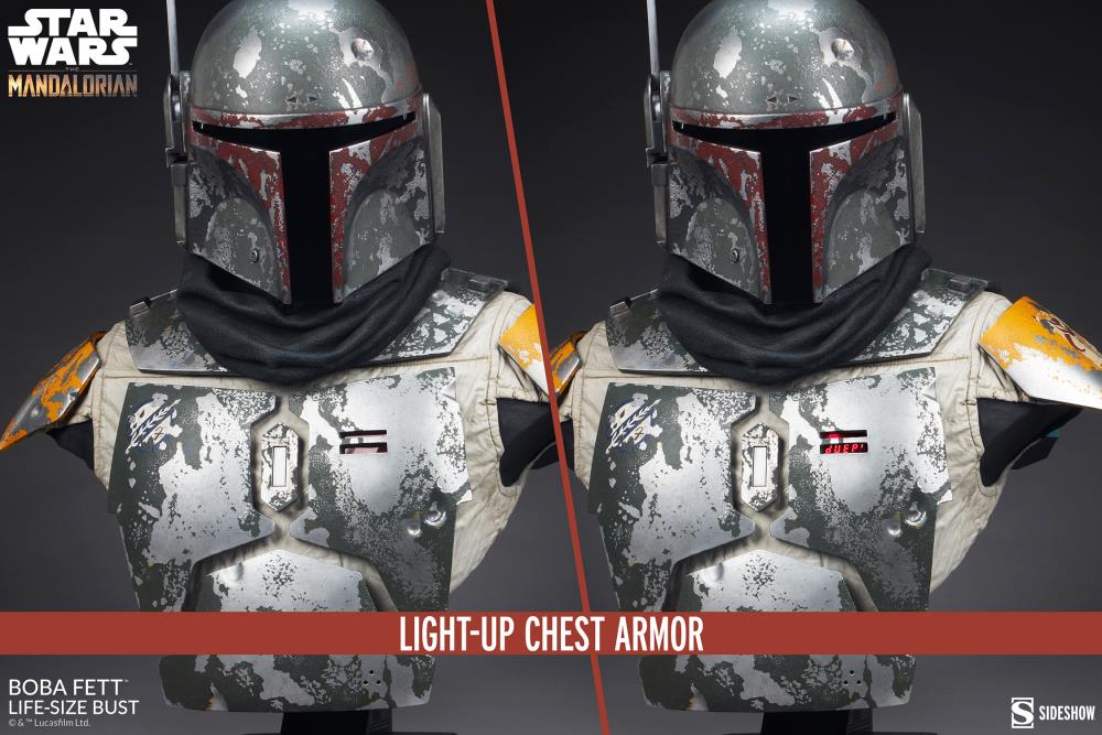 The Mandalorian Boba Fett Life-Size Bust Gallery Image 20