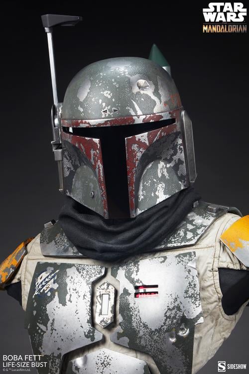 The Mandalorian Boba Fett Life-Size Bust Gallery Image 11
