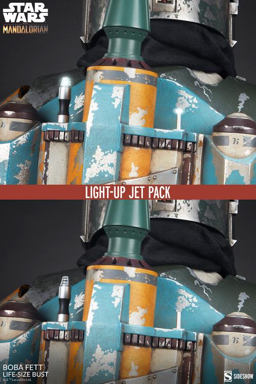 The Mandalorian Boba Fett Life-Size Bust Gallery Image 21