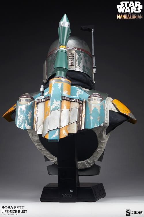 The Mandalorian Boba Fett Life-Size Bust Gallery Image 6
