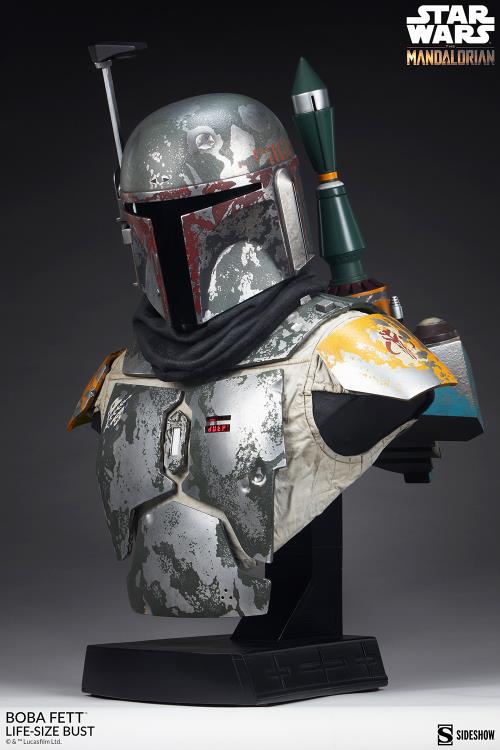 The Mandalorian Boba Fett Life-Size Bust Gallery Image 9