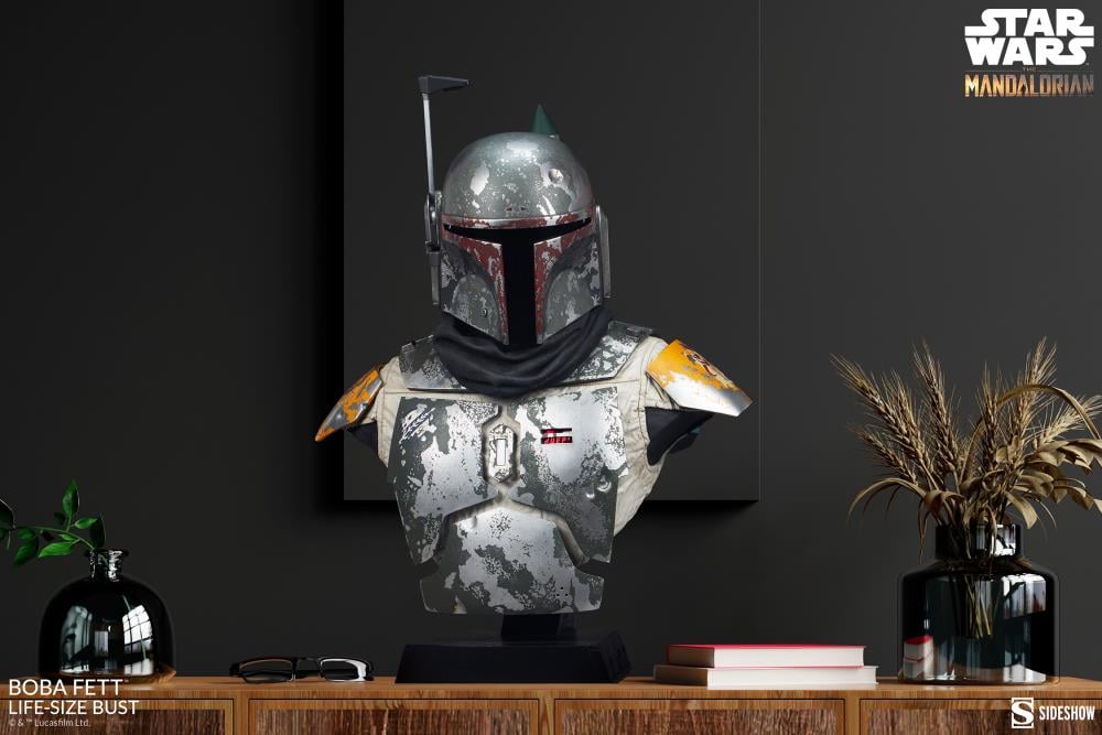 The Mandalorian Boba Fett Life-Size Bust Gallery Image 22
