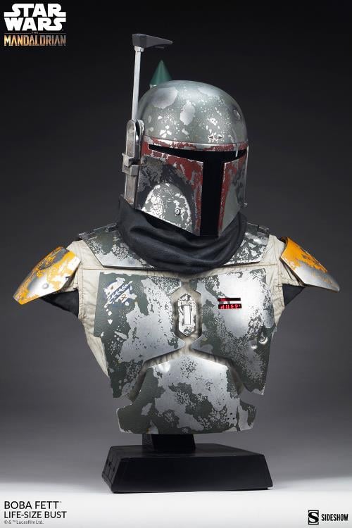 The Mandalorian Boba Fett Life-Size Bust Gallery Image 3