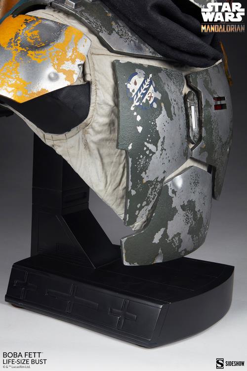 The Mandalorian Boba Fett Life-Size Bust Gallery Image 15