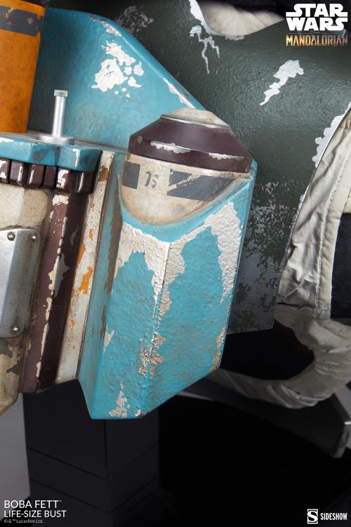 The Mandalorian Boba Fett Life-Size Bust Gallery Image 18