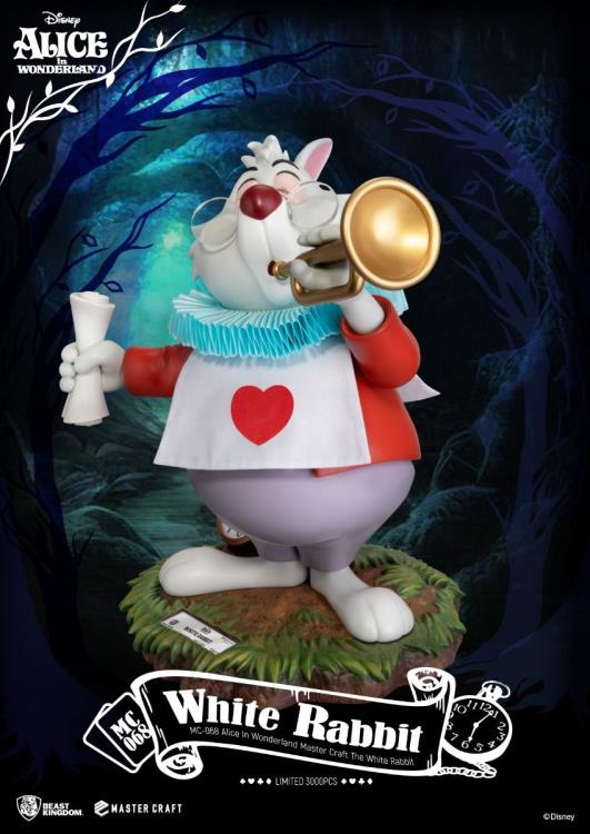 Alice in Wonderland Master Craft MC-068 White Rabbit Limited Edition Statue Gallery Image 7