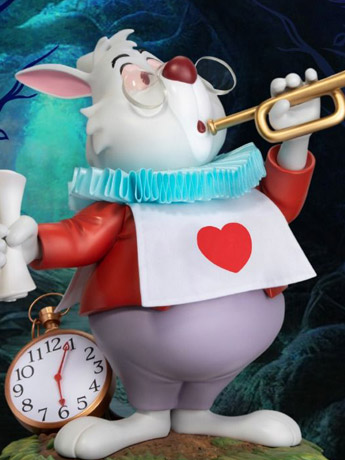 Alice in Wonderland Master Craft MC-068 White Rabbit Limited Edition Statue Gallery Image 2