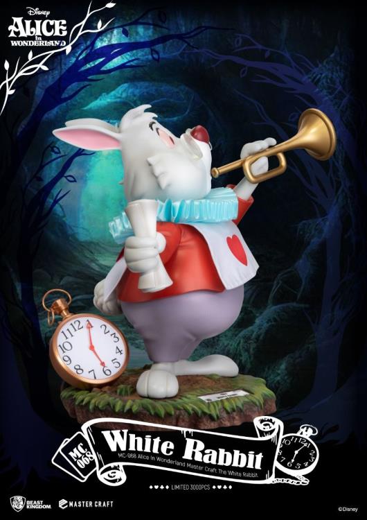 Alice in Wonderland Master Craft MC-068 White Rabbit Limited Edition Statue Gallery Image 4
