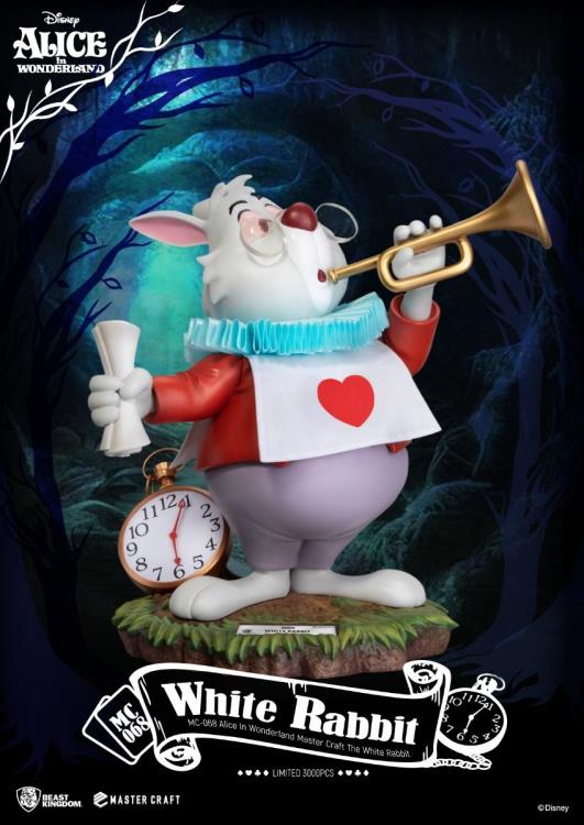 Alice in Wonderland Master Craft MC-068 White Rabbit Limited Edition Statue Gallery Image 3