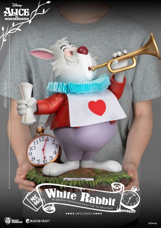 Alice in Wonderland Master Craft MC-068 White Rabbit Limited Edition Statue Gallery Image 12