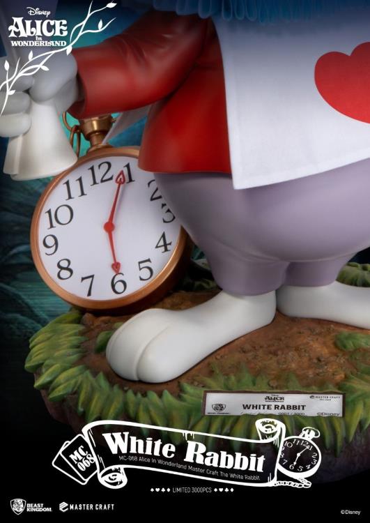 Alice in Wonderland Master Craft MC-068 White Rabbit Limited Edition Statue Gallery Image 9
