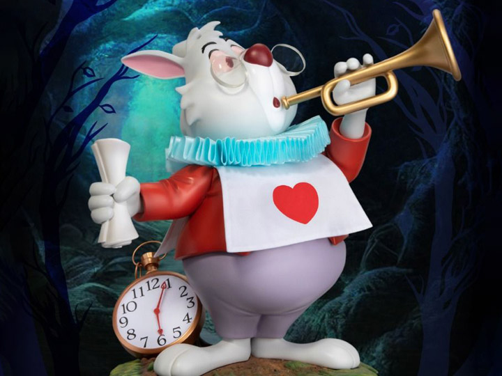 Alice in Wonderland Master Craft MC-068 White Rabbit Limited Edition Statue Gallery Image 1