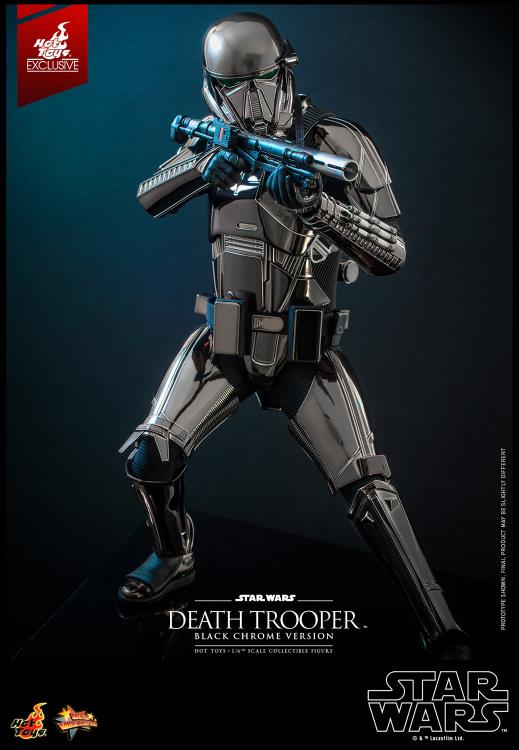 Star Wars MMS621 Death Trooper (Black Chrome) 1/6th Scale Collectible Exclusive Figure Gallery Image 4