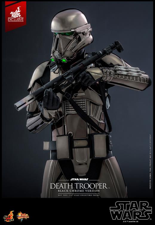 Star Wars MMS621 Death Trooper (Black Chrome) 1/6th Scale Collectible Exclusive Figure Gallery Image 12