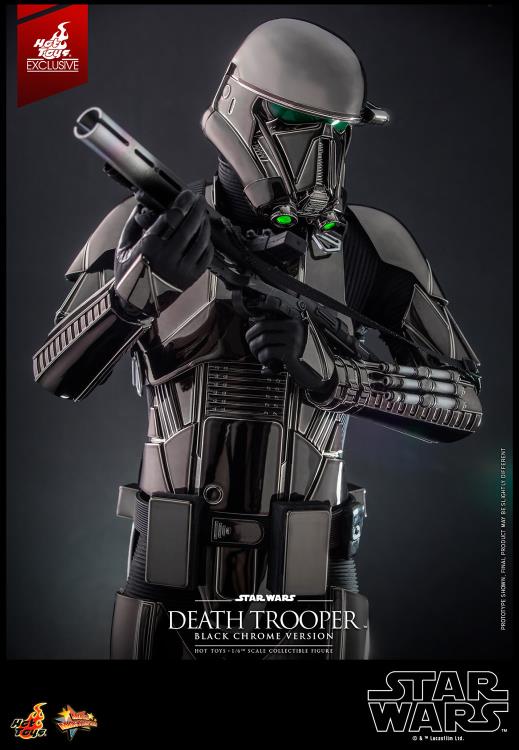 Star Wars MMS621 Death Trooper (Black Chrome) 1/6th Scale Collectible Exclusive Figure Gallery Image 8