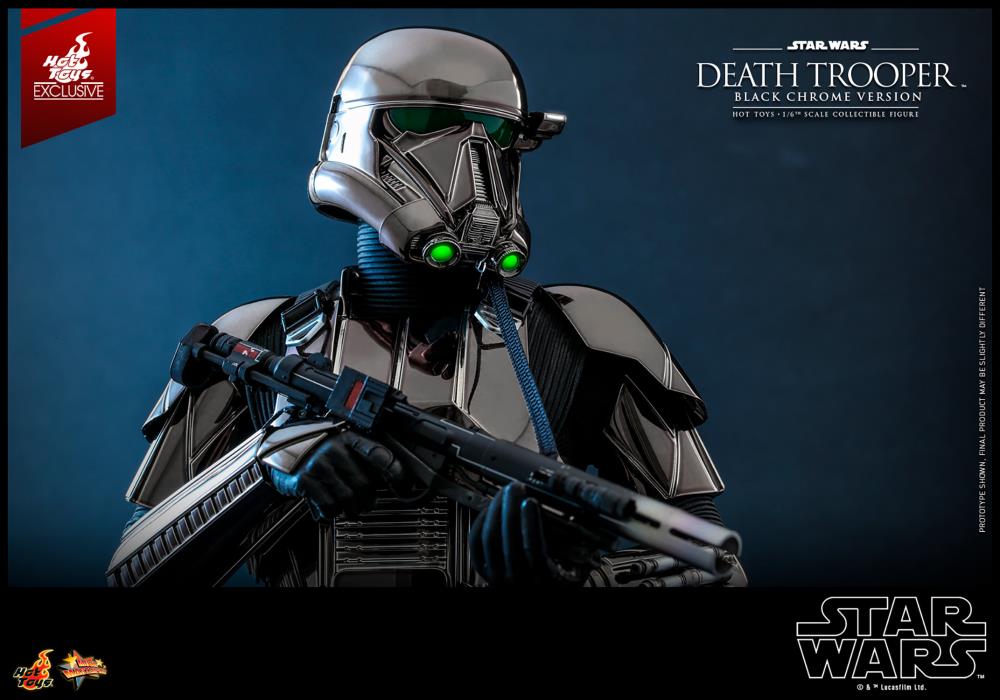 Star Wars MMS621 Death Trooper (Black Chrome) 1/6th Scale Collectible Exclusive Figure Gallery Image 10