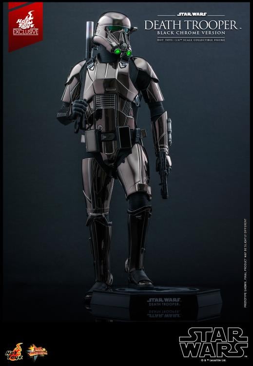 Star Wars MMS621 Death Trooper (Black Chrome) 1/6th Scale Collectible Exclusive Figure Gallery Image 6