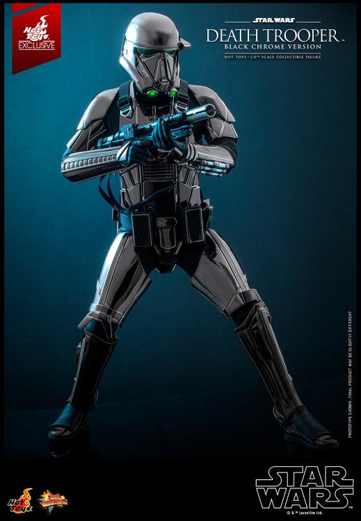 Star Wars MMS621 Death Trooper (Black Chrome) 1/6th Scale Collectible Exclusive Figure Gallery Image 5