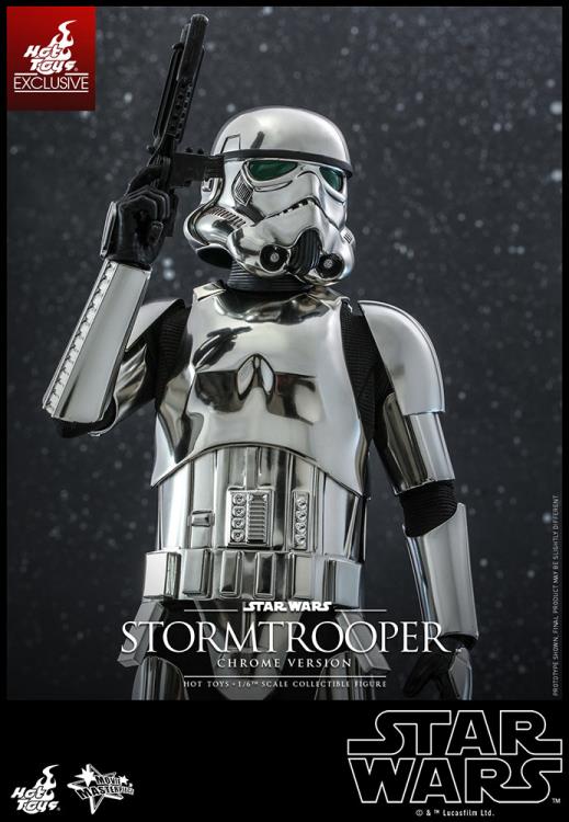 Star Wars MMS615 Stormtrooper (Chrome) 1/6th Scale Collectible Exclusive Figure Gallery Image 15