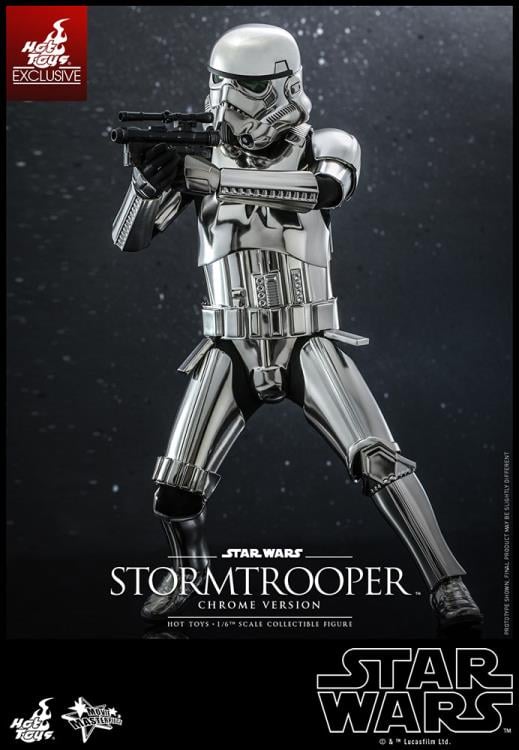 Star Wars MMS615 Stormtrooper (Chrome) 1/6th Scale Collectible Exclusive Figure Gallery Image 11
