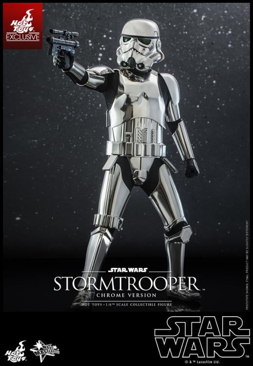 Star Wars MMS615 Stormtrooper (Chrome) 1/6th Scale Collectible Exclusive Figure Gallery Image 13