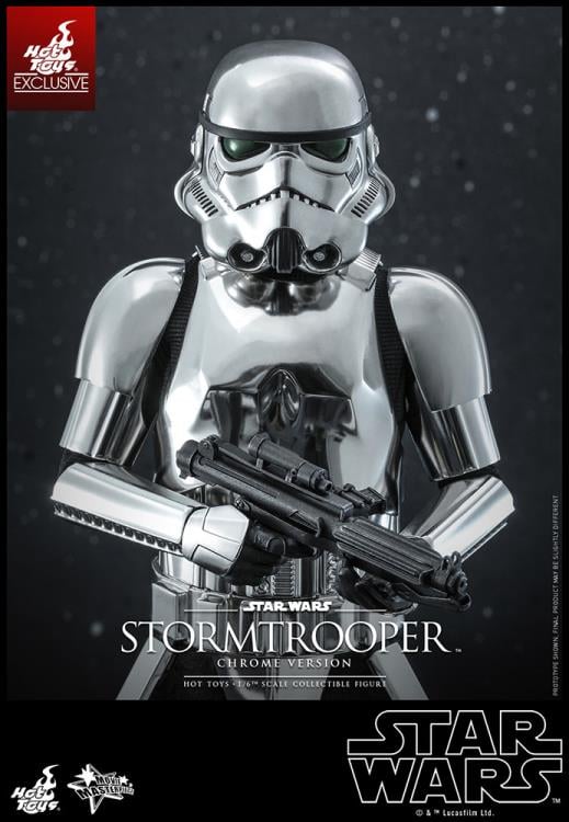 Star Wars MMS615 Stormtrooper (Chrome) 1/6th Scale Collectible Exclusive Figure Gallery Image 16