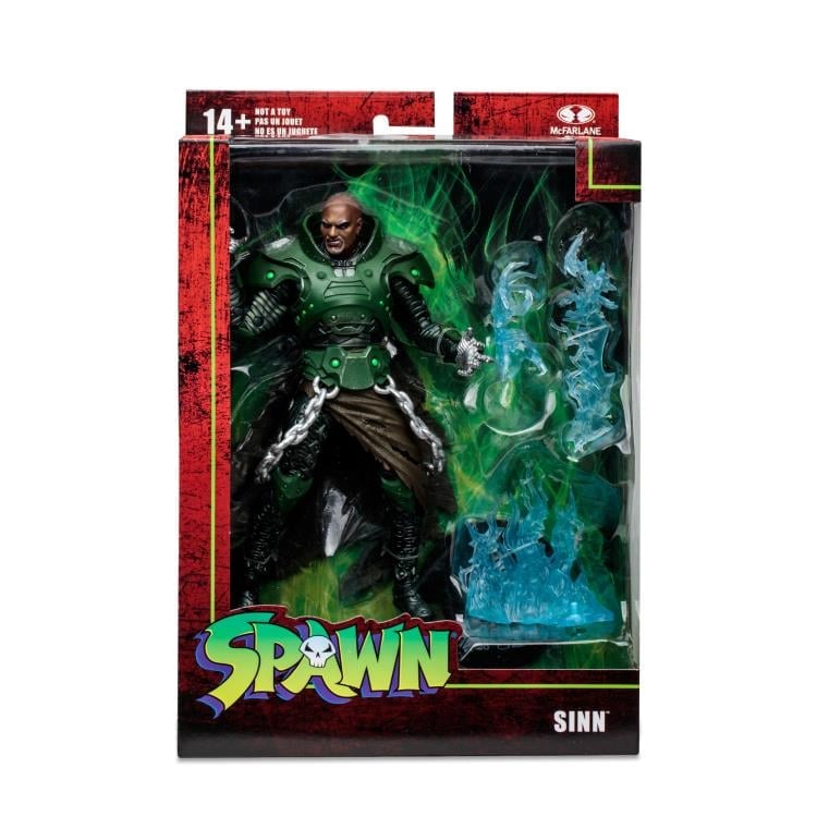 SPAWNフィギュア　スペシャルリミテッドエディション クリアグリーンSPAWN Spawn's Universe Sinn Action Figure