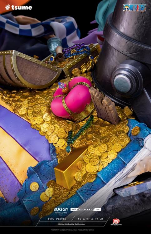 One Piece HQS Dioramax Buggy the Clown 1/4 Scale Limited Edition Statue Gallery Image 25