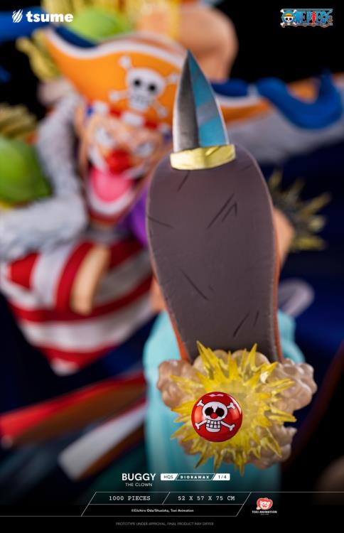 One Piece HQS Dioramax Buggy the Clown 1/4 Scale Limited Edition Statue Gallery Image 29