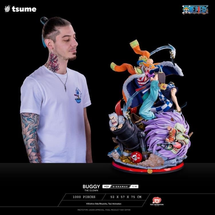 One Piece HQS Dioramax Buggy the Clown 1/4 Scale Limited Edition Statue Gallery Image 35