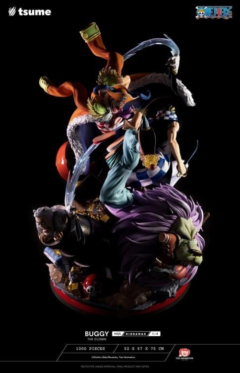 One Piece HQS Dioramax Buggy the Clown 1/4 Scale Limited Edition Statue Gallery Image 31