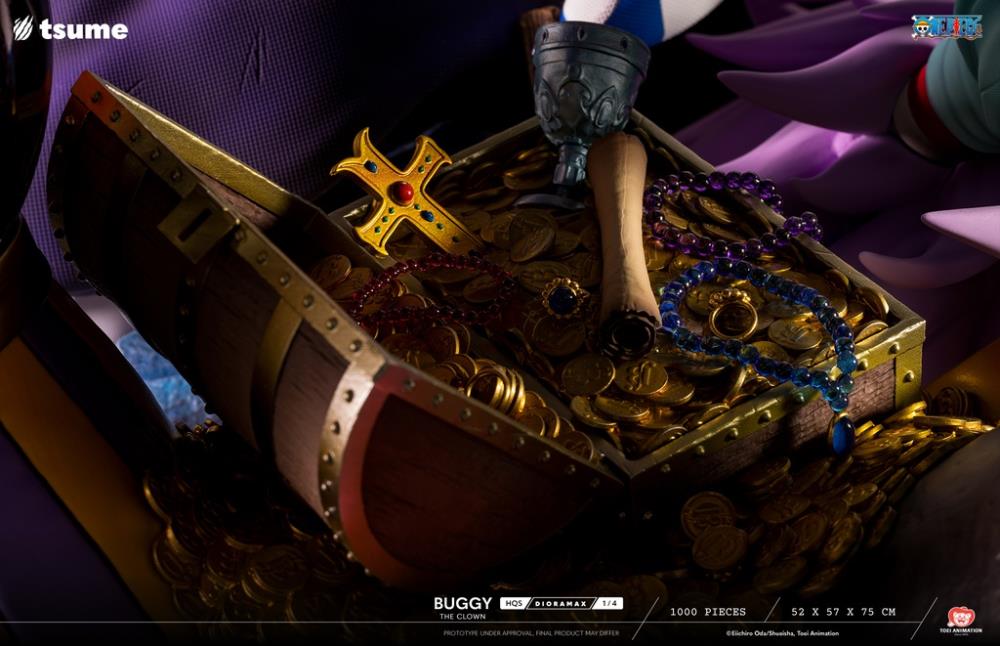 One Piece HQS Dioramax Buggy the Clown 1/4 Scale Limited Edition Statue Gallery Image 23