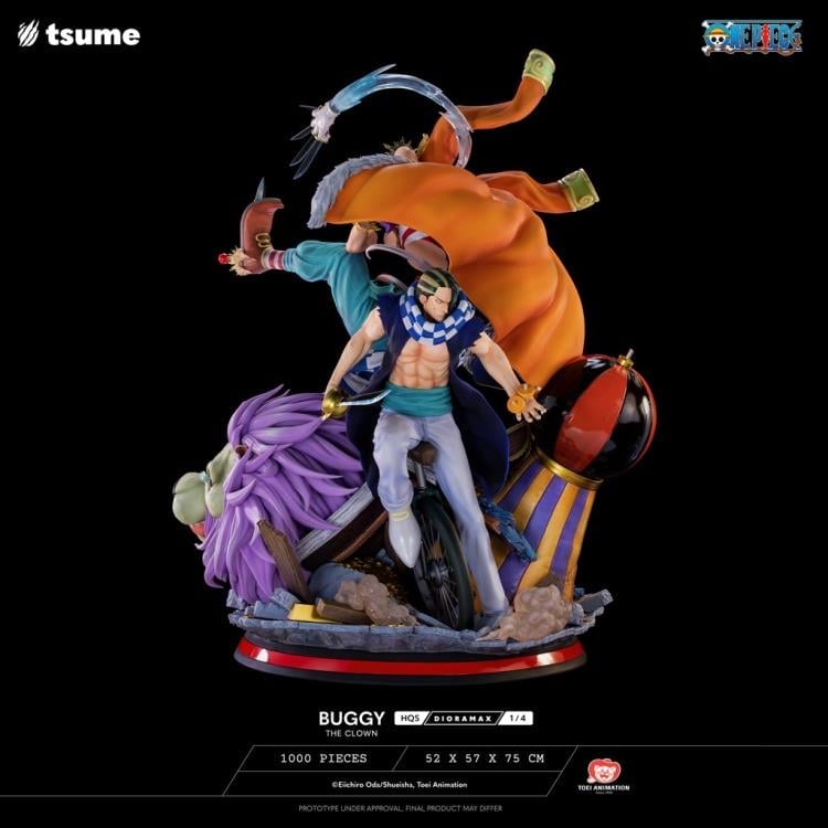 One Piece HQS Dioramax Buggy the Clown 1/4 Scale Limited Edition Statue Gallery Image 6
