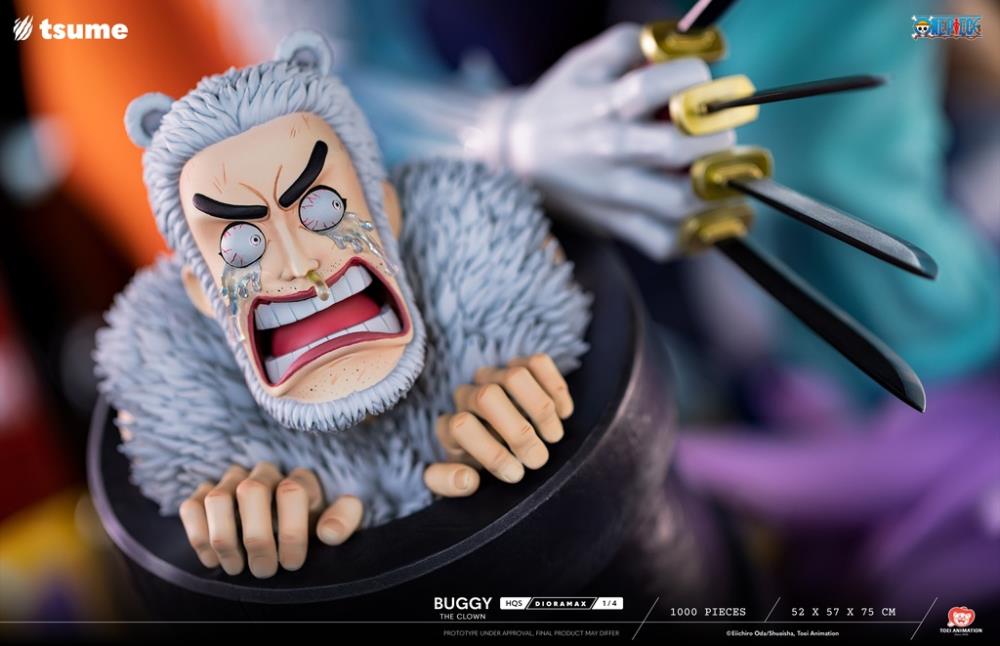 One Piece HQS Dioramax Buggy the Clown 1/4 Scale Limited Edition Statue Gallery Image 13