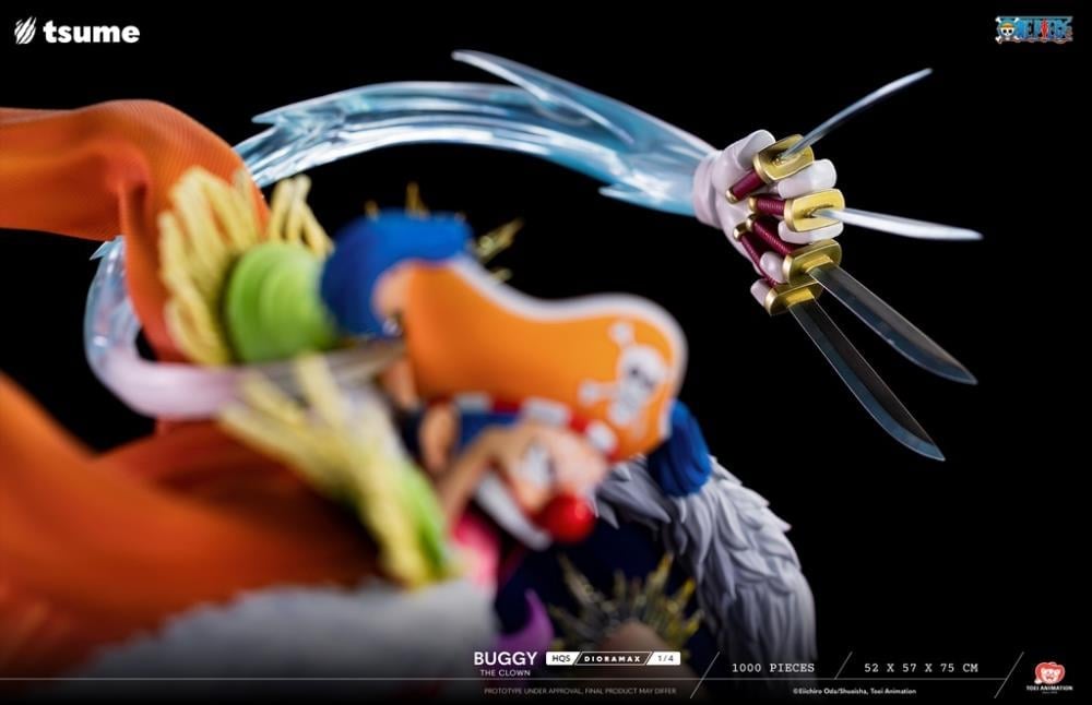 One Piece HQS Dioramax Buggy the Clown 1/4 Scale Limited Edition Statue Gallery Image 27