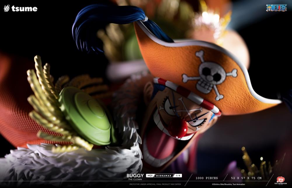 One Piece HQS Dioramax Buggy the Clown 1/4 Scale Limited Edition Statue Gallery Image 28