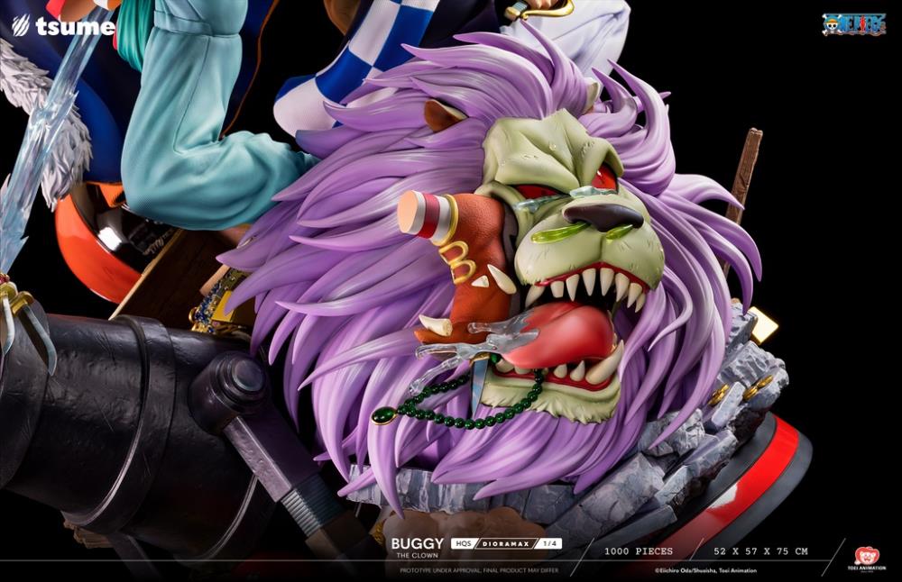 One Piece HQS Dioramax Buggy the Clown 1/4 Scale Limited Edition Statue Gallery Image 22