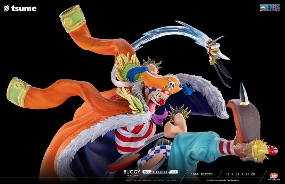 One Piece HQS Dioramax Buggy the Clown 1/4 Scale Limited Edition Statue Gallery Image 12
