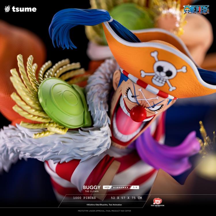 One Piece HQS Dioramax Buggy the Clown 1/4 Scale Limited Edition Statue Gallery Image 11